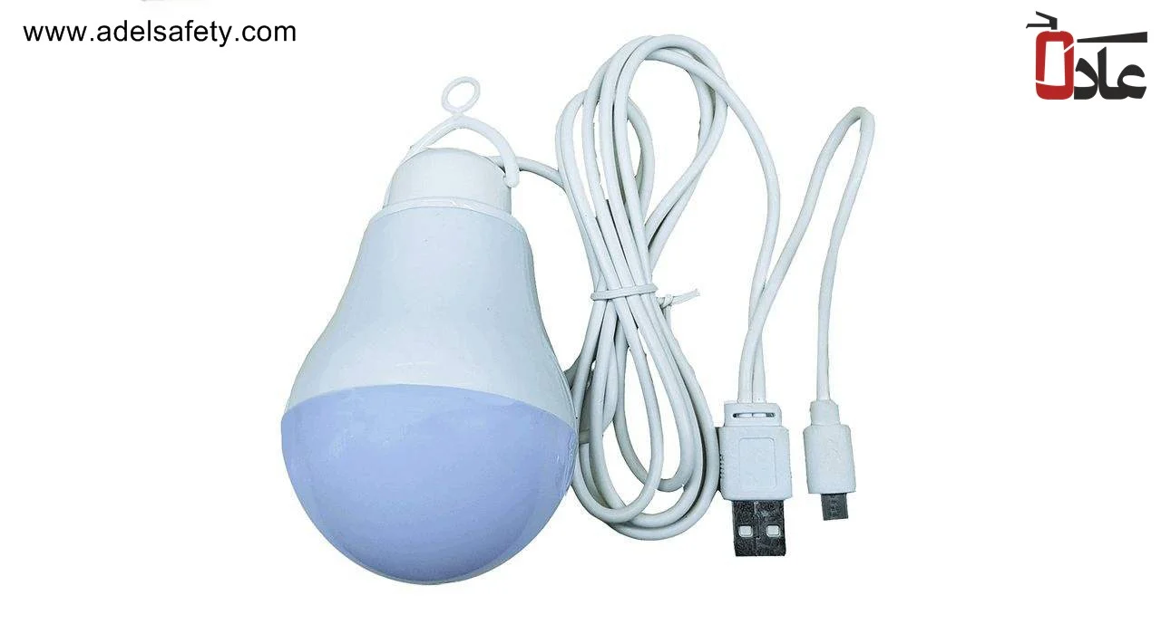 لامپ همراه مدل USB دو فیش