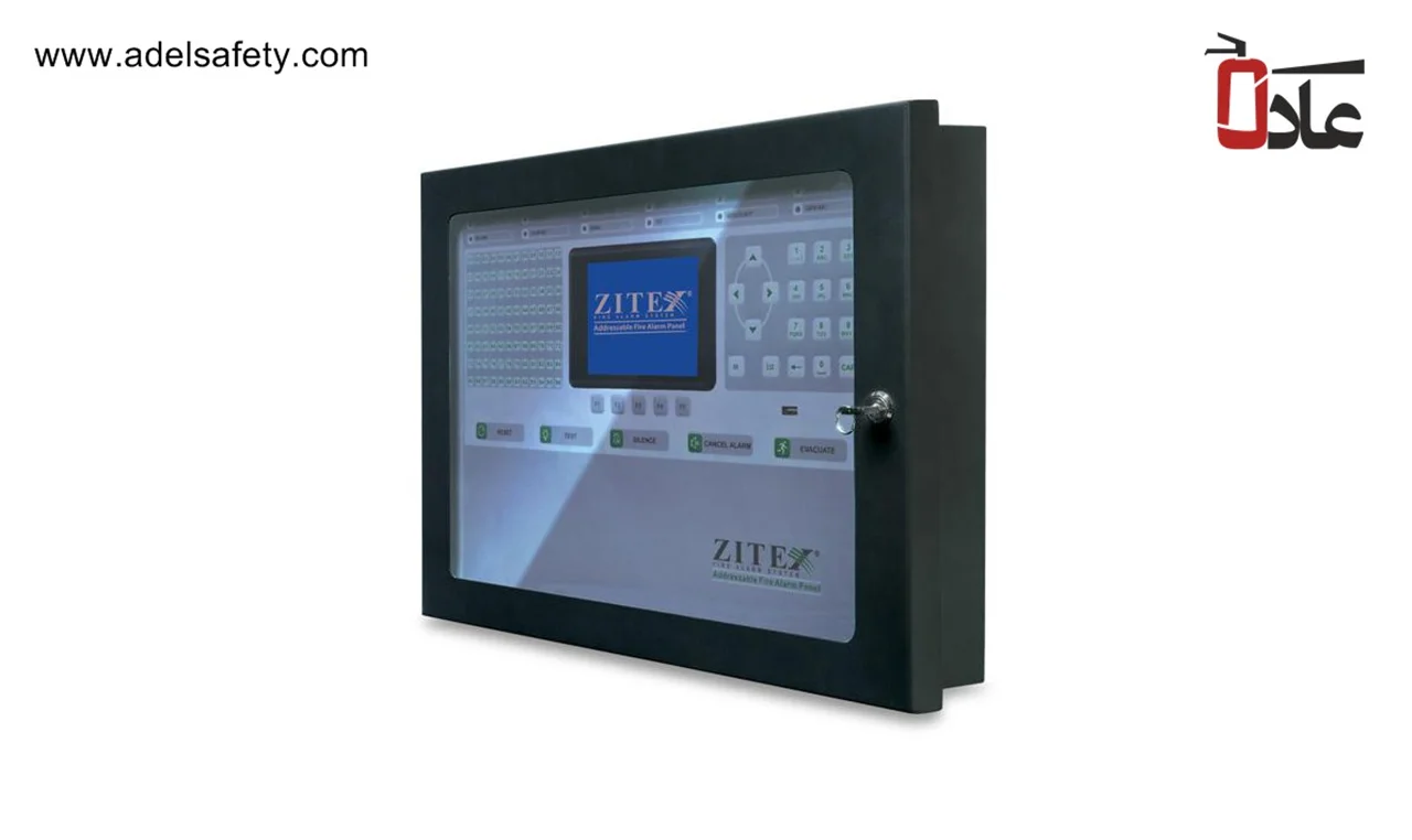 پنل کنترل اعلام حریق آدرس پذیر 4 لوپ Zitex مدل ZX-P-1000-AD-4